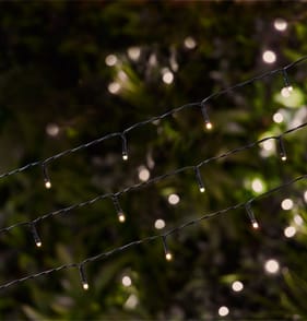 Firefly 100 LED Solar Power String Lights - Warm White