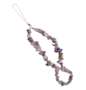 Crystal Phone Charm - Amethyst
