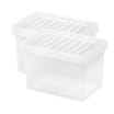 Wham 7 Litre Crystal Storage Box x2