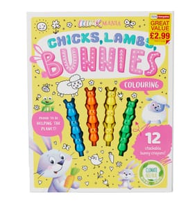 Chicks, Lambs, Bunnies Colouring Colourmania