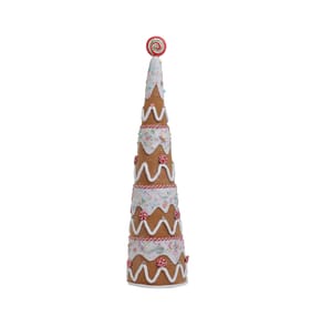 Festive Feeling Tree Cone Decoration - Candy Cane
