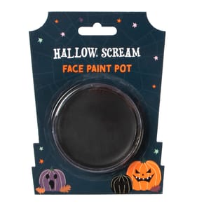 Hallow Scream Face Paint Pot - Black