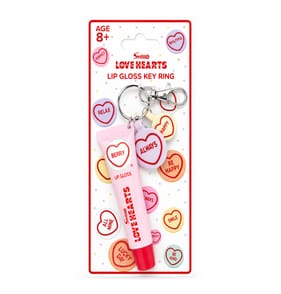 Swizzels Love Hearts Lip Gloss Keyring