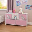 Liberty House Toys Kids Unicorn 5 Drawer Storage Chest