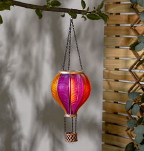  Firefly Solar Light Co Hanging Hot Air Balloon Solar Light - Multicolour 3