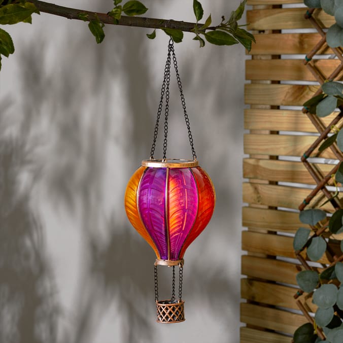 Firefly Solar Light Co Hanging Hot Air Balloon Solar Light - Multicolour 3