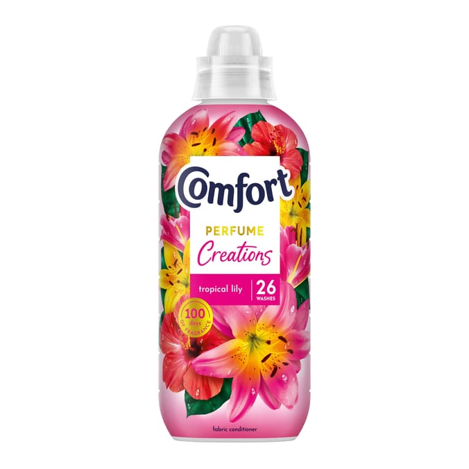 Comfort Perfume Creations Fabric Conditioner 780ml 26 Washes - Tropical Lily
