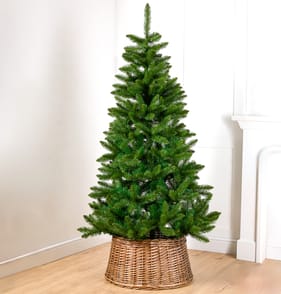 Festive Feeling 6ft Plain Green Christmas Tree