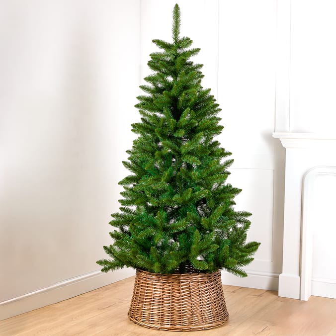 Festive Feeling 6ft Plain Green Christmas Tree