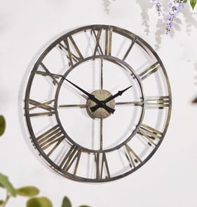 Jardin Metal Wall Clock