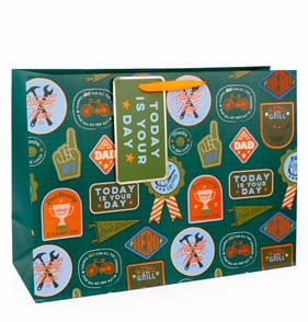 Retro Badges Gift Bag