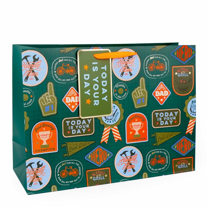 Retro Badges Gift Bag