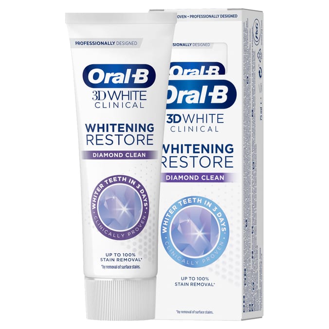Oral-B Diamond Clean Toothpaste 75ml