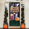 Hallow Scream Door Cover - Happy Halloween