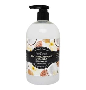Pampered Hand Wash 500ml - Coconut, Almond & Vanilla x2