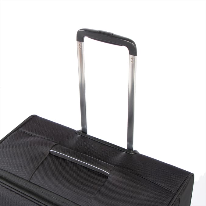 Salisburys Premium Soft Shell Expandable Suitcases - Black