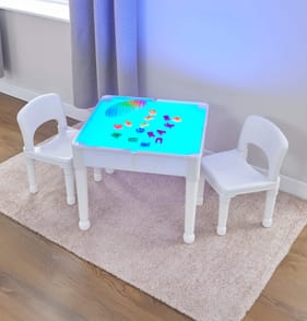 Liberty House Toys Light Table and Two Chairs Set