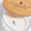 Crackle Wick Candle - Orchid & Sandalwood