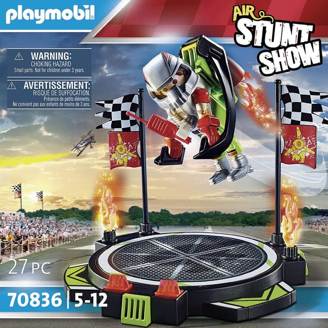 Playmobil Air Stunt Show Stuntman with Jetpack 70836