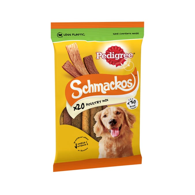 Pedigree Schmackos 20 Poultry Mix 144g  x9
