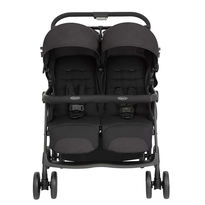 Graco Opia Twin Pushchair with Double Apron & Rain Cover