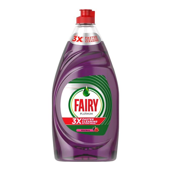 Fairy Platinum Quickwash Wild Berry Washing Up Liquid 820ml