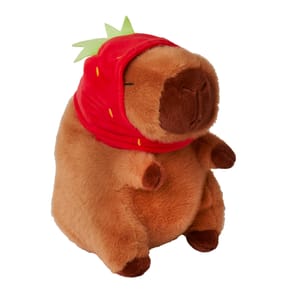 Kawaii Dreamer Capybara Plush With Red Hat