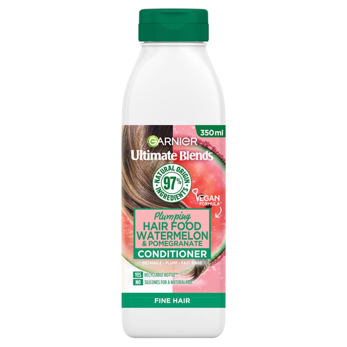 Garnier Ultimate Blends Plumping Hair Food Watermelon Conditioner for Fine Hair 530ml