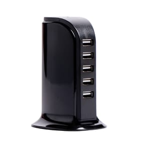 Equatech 5 Port USB Desktop Charge Tower