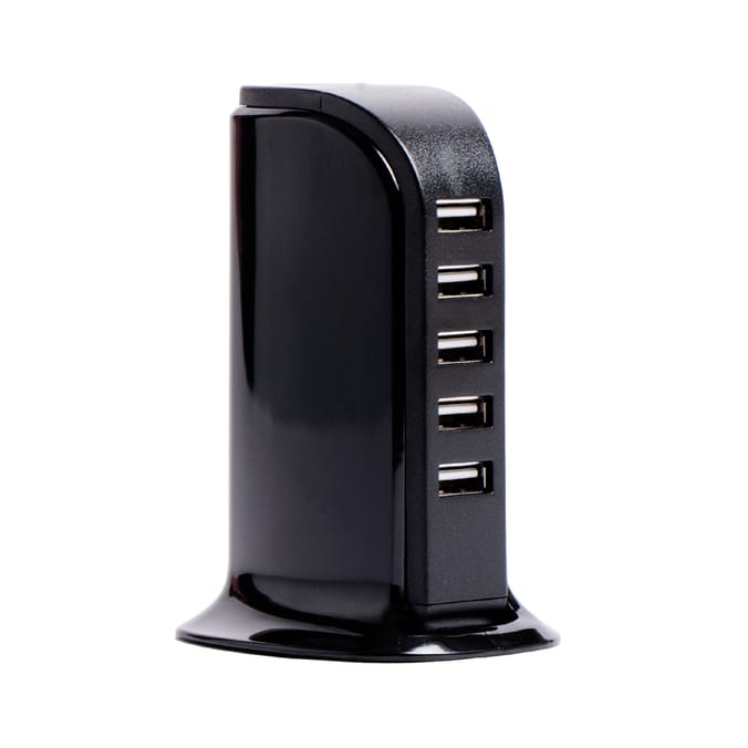 Equatech 5 Port USB Desktop Charge Tower
