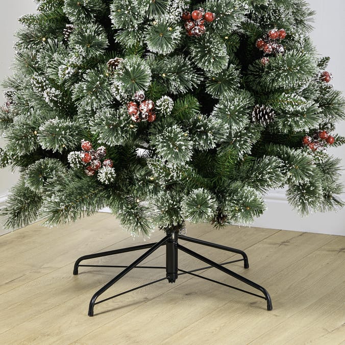 Festive Feeling 7ft Frosted Berry Pre-Lit Christmas Tree