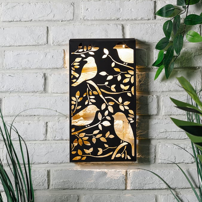 Firefly Metal Wall Art Solar Light