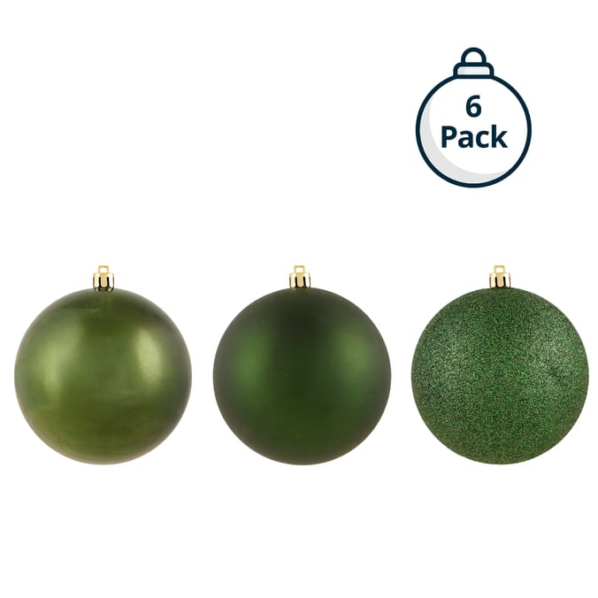 Festive Feeling 10cm Christmas Bauble 6 Pack