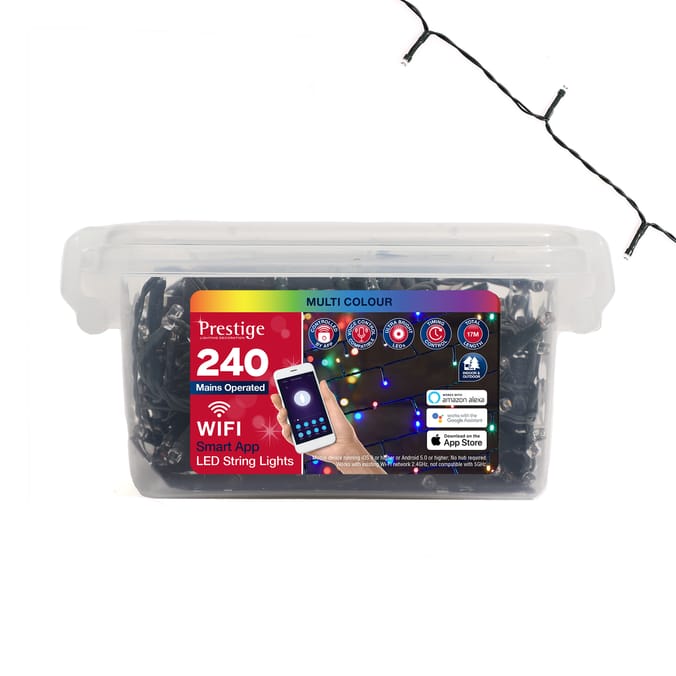 Prestige 240 Mains Operated Wi-Fi Smart App String Lights