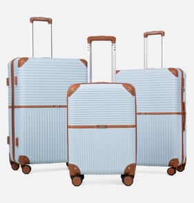 Salisburys Hard Shell Suitcase - Stockholm Light Blue