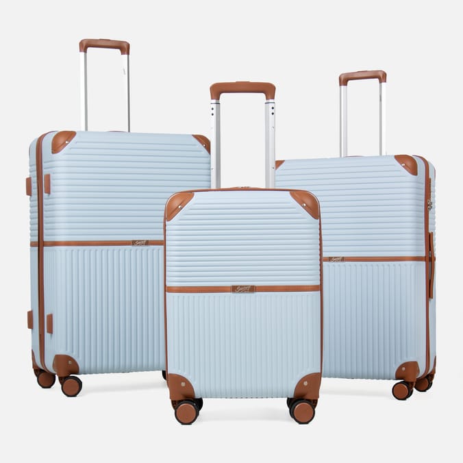Salisburys Hard Shell Suitcase - Stockholm Light Blue