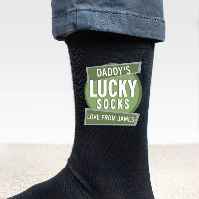 Personalised fathers day hot sale socks