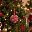Festive Feeling Berry Frosted Bauble 6 Pack