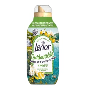 Lenor Outdoorable Fabric Conditioner 50 Washes - Corfu Lemon Blossom & Jasmine