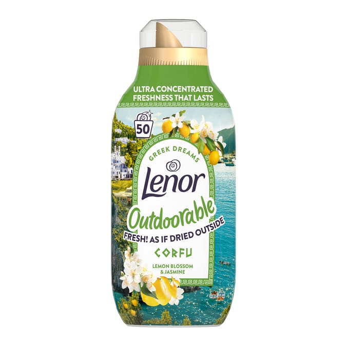 Lenor Outdoorable Fabric Conditioner 50 Washes - Corfu Lemon Blossom & Jasmine
