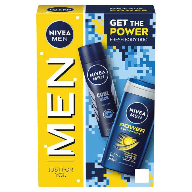 Nivea Men Get The Power Fresh Body Duo Gift Set
