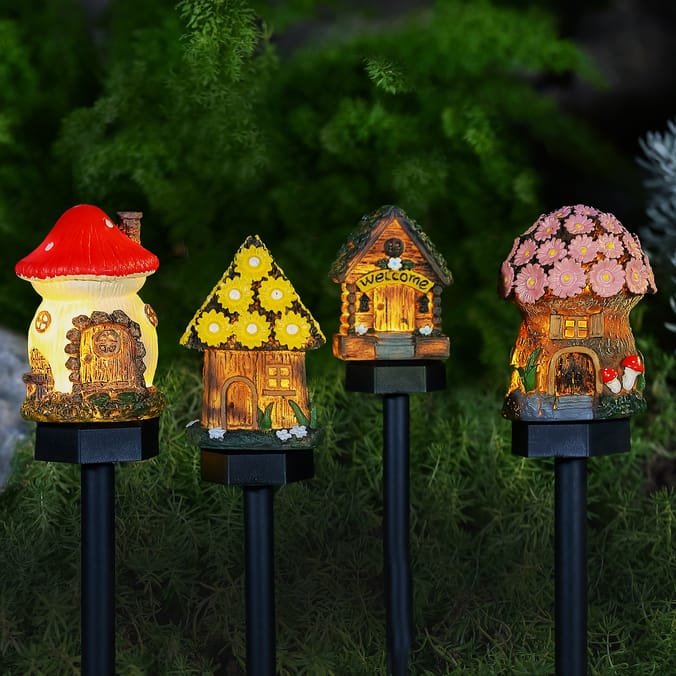 Firefly Fairy House Stake Solar Light