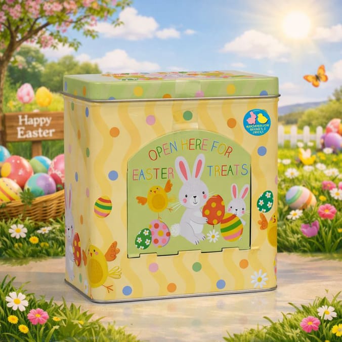 Happy Easter Dispenser Marshmallow Tin 100g