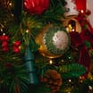 Winter Charm Painted Bauble