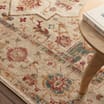 Asiatic Raja Medallion Runner RA01 - Cream/Multi-Colour