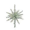 Frosted Spirit Diamante Star Hanging Decoration