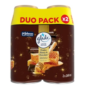 Glade Autospray Twin Refill Festive Honey and Chocolate Air Freshener