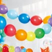 Let's Party Rainbow Balloon Garland