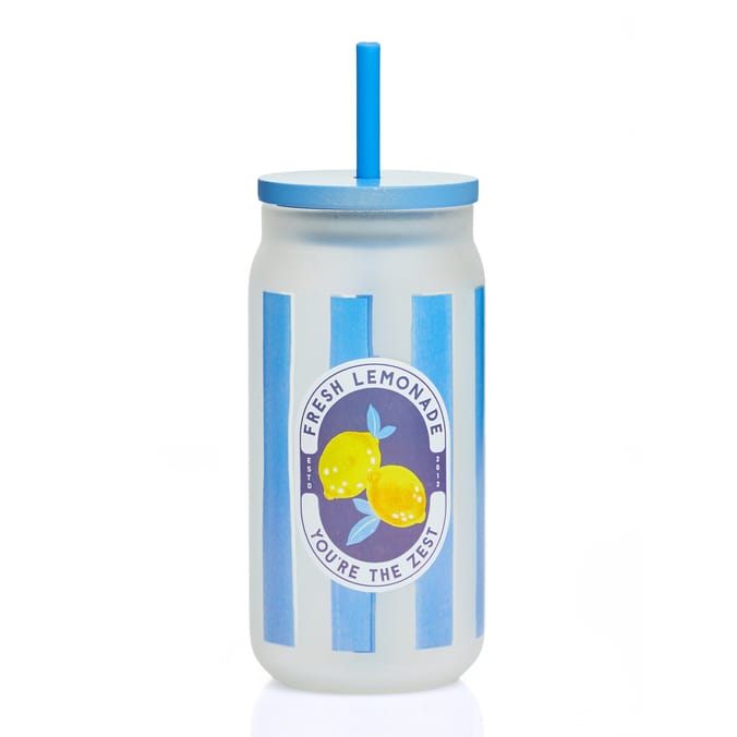 The Outdoor Edit Summer Mason Jar - Lemon