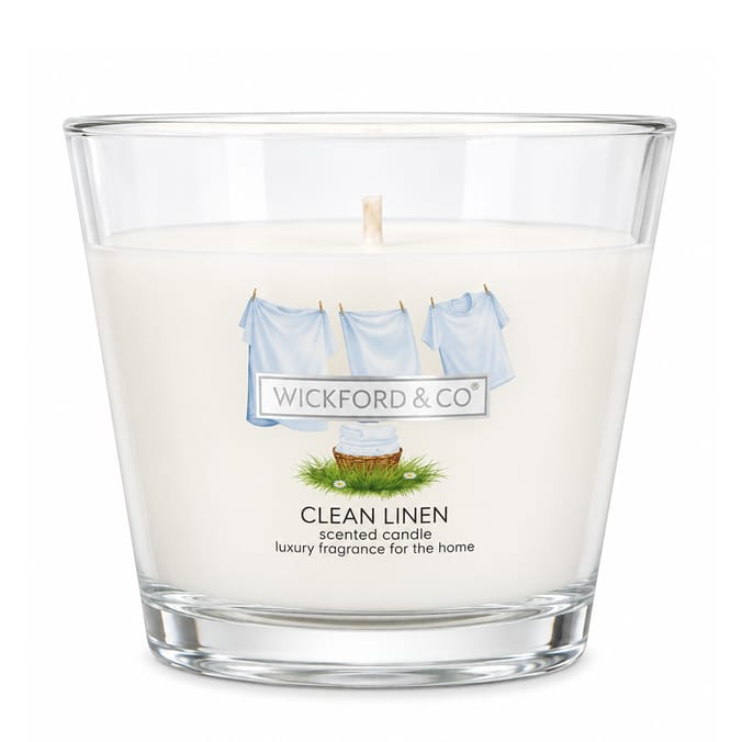 Wickford & Co. Scented Candle 5oz - Clean Linen 